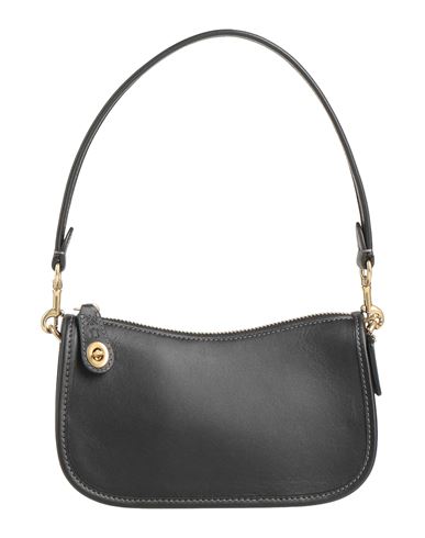 Shop Coach Woman Handbag Black Size - Leather