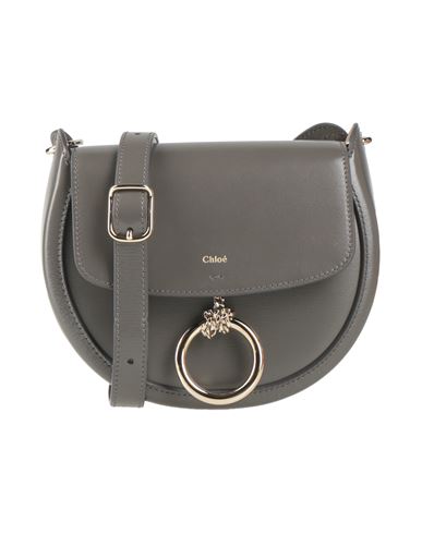 Chloé Woman Cross-body Bag Grey Size - Calfskin In Black