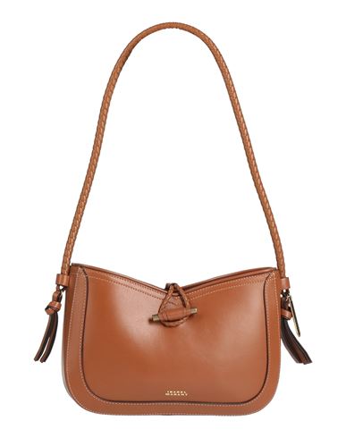 Shop Isabel Marant Woman Shoulder Bag Brown Size - Calfskin