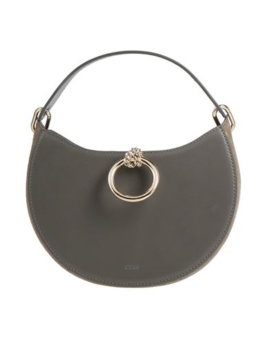 Shop Chloé Woman Handbag Grey Size - Leather