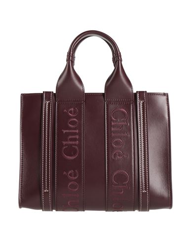Chloé Woman Handbag Cocoa Size - Leather In Purple