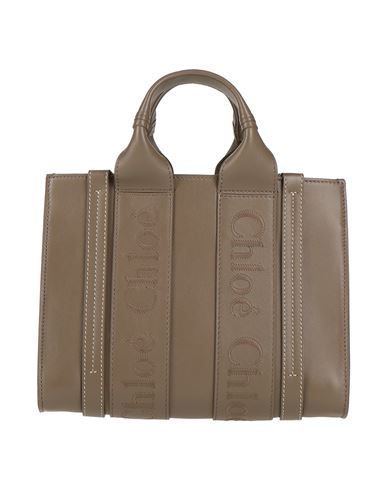 Chloé Woman Handbag Khaki Size - Leather In Beige