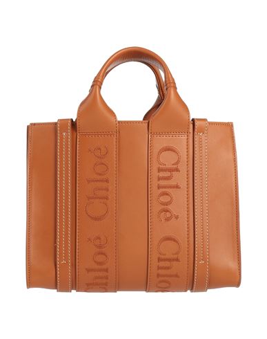 Shop Chloé Woman Handbag Tan Size - Leather In Brown