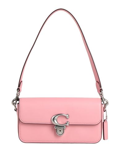 Coach Woman Handbag Pink Size - Leather