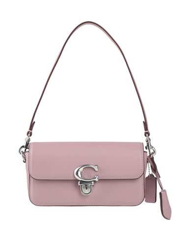 Coach Woman Handbag Magenta Size - Leather In Pink