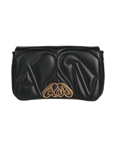 Shop Alexander Mcqueen Woman Handbag Black Size - Leather
