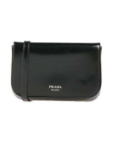 Prada Woman Cross-body Bag Black Size - Leather In Neutral
