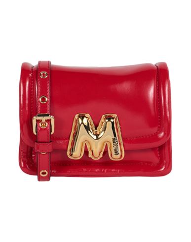 Moschino M Balloon Shoulder Bag Woman Cross-body Bag Red Size - Leather