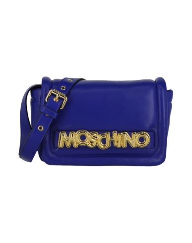 Moschino Balloon Lettering Crossbody Bag In Blue