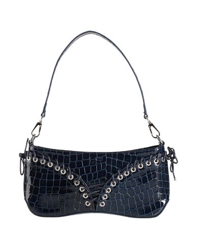 Shop Ludovic De Saint Sernin Woman Handbag Navy Blue Size - Lambskin