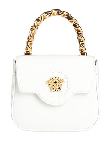 Versace Woman Handbag White Size - Calfskin