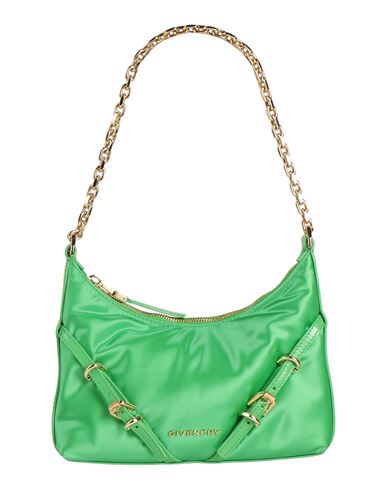 Shop Givenchy Woman Handbag Green Size - Polyamide