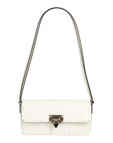 VALENTINO GARAVANI VALENTINO GARAVANI WOMAN SHOULDER BAG CREAM SIZE - LEATHER
