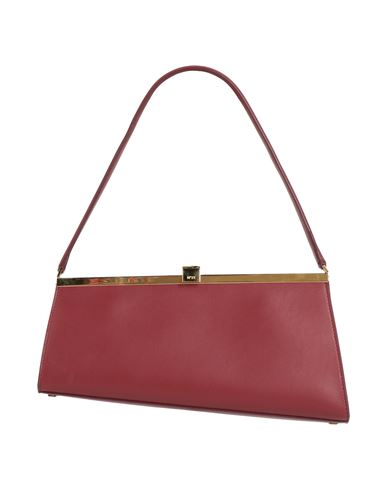 N°21 Woman Handbag Burgundy Size - Leather In Gold