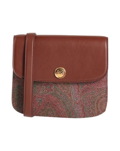 Etro Essential Large Crossbody Bag In Brown