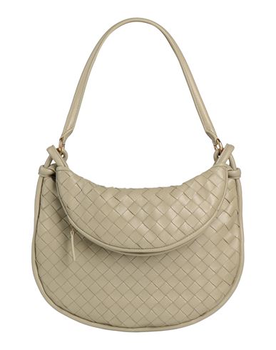 BOTTEGA VENETA BOTTEGA VENETA WOMAN SHOULDER BAG SAGE GREEN SIZE - LEATHER