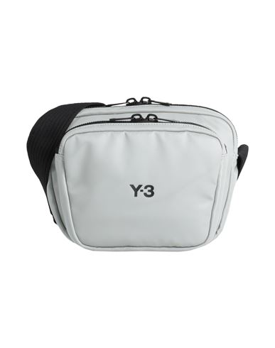 Shop Y-3 Man Cross-body Bag Lead Size - Polyurethane In Grey