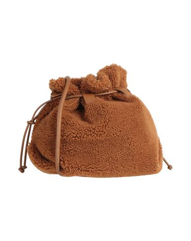 Shop Anita Bilardi Woman Cross-body Bag Tan Size - Lambskin In Brown