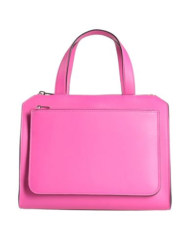 Shop Valextra Woman Handbag Magenta Size - Calfskin