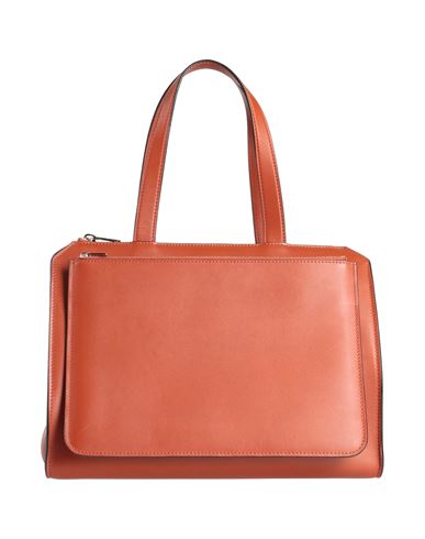 Shop Valextra Woman Handbag Tan Size - Calfskin In Brown