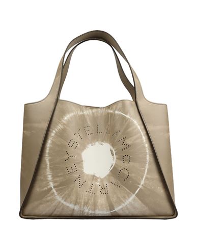 Stella Mccartney Stella Logo Shoulder Bag Woman Shoulder Bag Beige Size - Polyamide