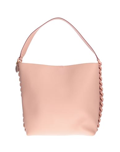 Stella Mccartney Large Chain-link Trim Tote Bag Woman Shoulder Bag Pink Size - Leat
