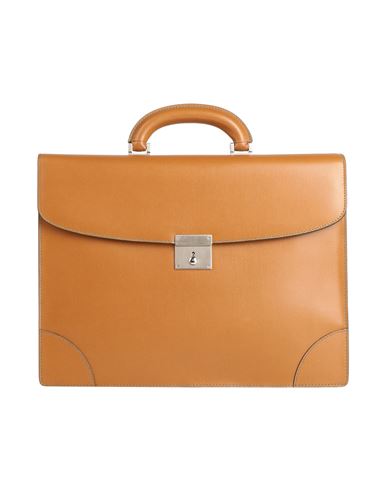 Shop Valextra Man Handbag Tan Size - Calfskin In Brown