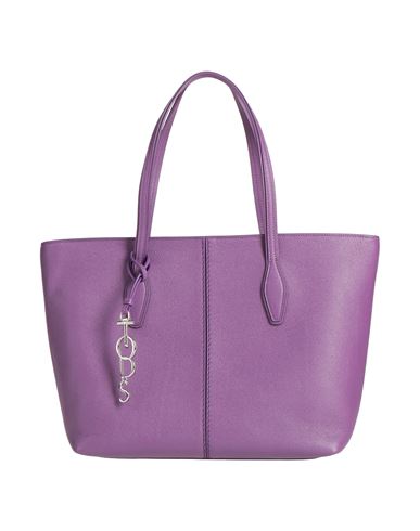 Tod's Woman Handbag Purple Size - Leather
