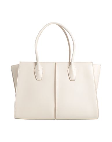 Shop Tod's Woman Handbag Cream Size - Leather In White