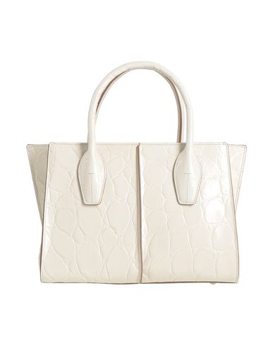 Tod's Woman Handbag Cream Size - Leather In White