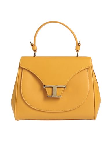 Tod's Woman Handbag Mustard Size - Calfskin In Yellow