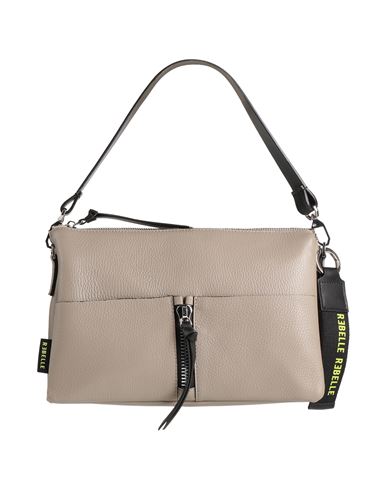 Rebelle Woman Handbag Grey Size - Cow Leather In Gray