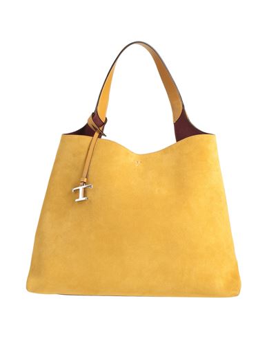 Tod's Woman Handbag Ocher Size - Leather In Yellow