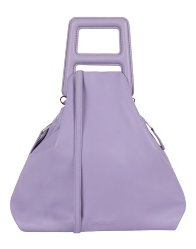 Shop Ambush A-handle Leather Shoulder Bag Woman Handbag Purple Size - Calfskin