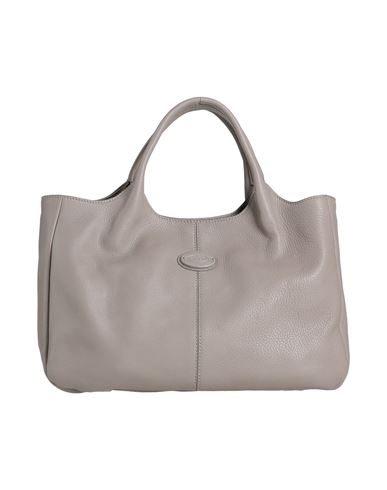 Tod's Woman Handbag Light Grey Size - Leather In Grey