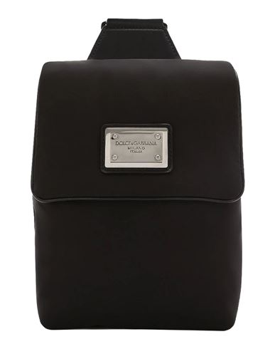 Shop Dolce & Gabbana Bum Bag Man Shoulder Bag Black Size - Nylon