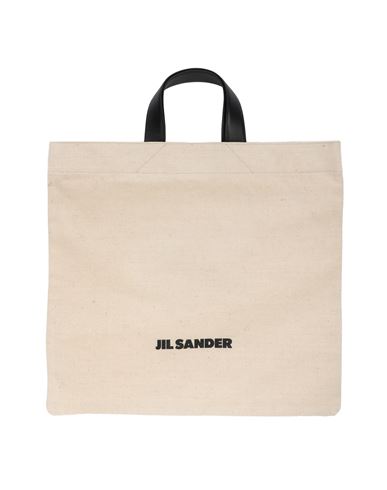Shop Jil Sander Beige Handbag Woman Handbag Beige Size - Linen