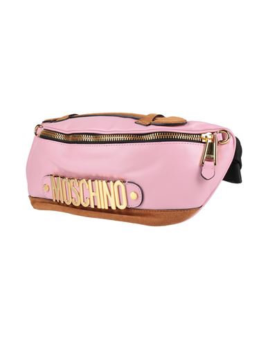 Moschino Woman Belt Bag Pink Size - Leather