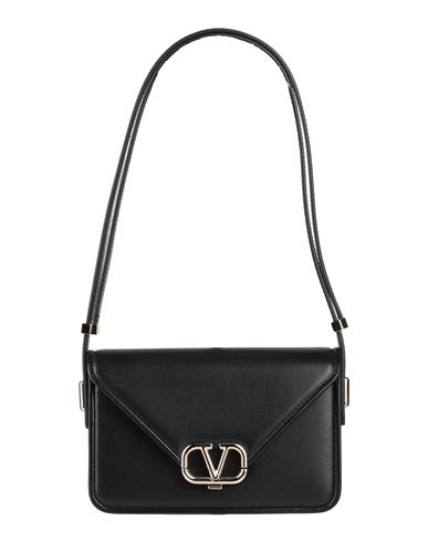 Valentino Garavani Woman Handbag Black Size - Leather In Black