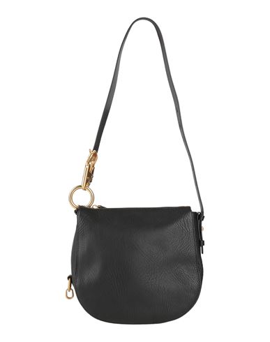 Burberry Small Knight Hobo Bag In Black