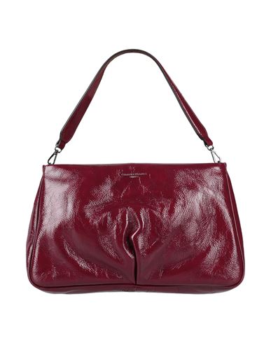 Gianni Chiarini Woman Handbag Deep Purple Size - Leather In Burgundy