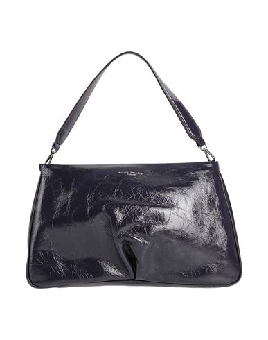 Gianni Chiarini Woman Handbag Dark Purple Size - Leather In Black