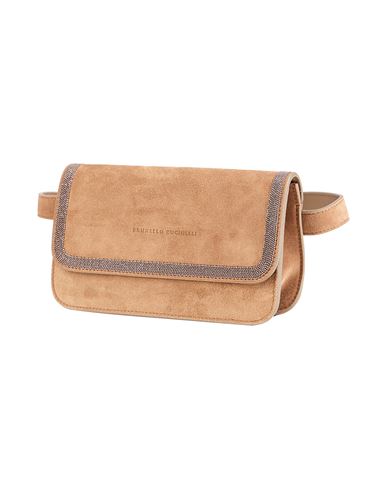 BRUNELLO CUCINELLI BRUNELLO CUCINELLI WOMAN BELT BAG CAMEL SIZE - LEATHER 