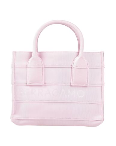 Ferragamo Woman Handbag Pink Size - Cotton, Acrylic In Pink