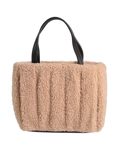 Themoirè Woman Handbag Beige Size - Leather, Textile Fibers In Sand