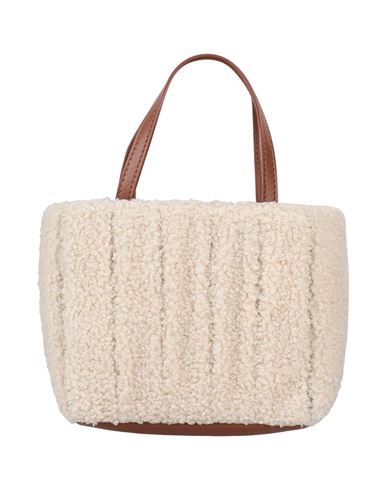 Themoirè Woman Handbag Off White Size - Leather, Textile Fibers In Off White