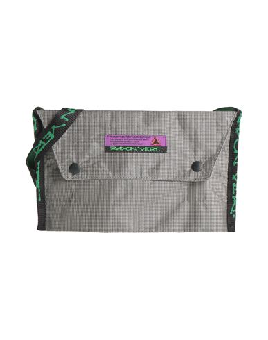 Rayon Vert Man Cross-body Bag Grey Size - Textile Fibers In Gray