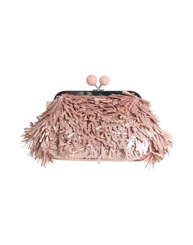 Weekend Max Mara Woman Handbag Light Pink Size - Polyester, Polyethylene In Gold