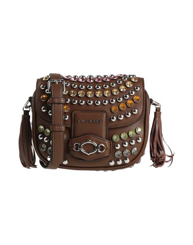 La Carrie Woman Cross-body Bag Brown Size - Leather