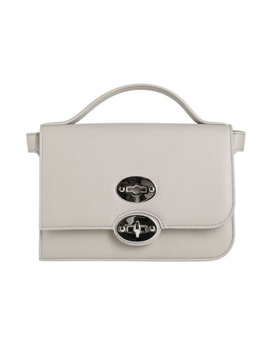 Zanellato Woman Handbag Light Grey Size - Leather In Grey